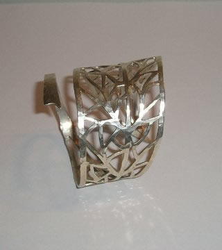 WSTNR20139: Leave, Sterling Silver 925