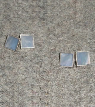 WSTNR20142: White Mother of Pearl, White Gold 750