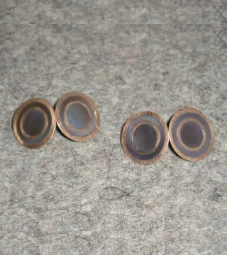 WSTNR20143: Dark Mother of Pearl, Rose Gold 750