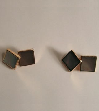 WSTNR20146: Dark Mother of Pearl, Rose Gold 750