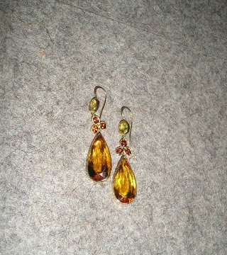 WSTNR20128: Citrines, Yellow Gold 750