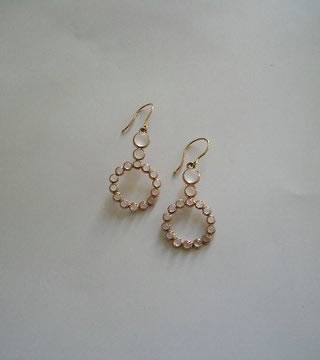 WSTNR20130: Rock Crystal, Rose Gold 750