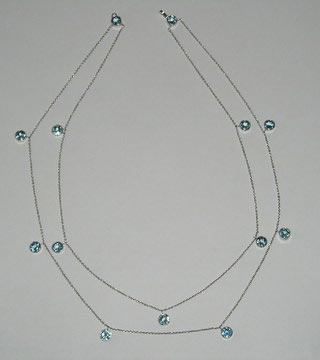 WSTNR20114: Aquamarine, White Gold 750