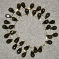 WSTNR20121: Smoky Quartz, Yellow Gold