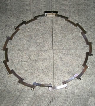 WSTNR20122: Dark Mother of Pearl, Diamonds, White Gold