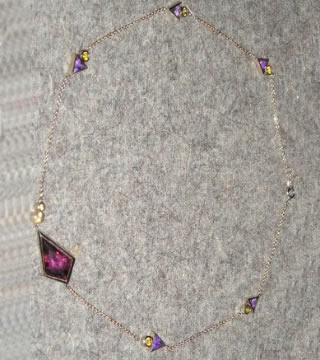 WSTNR20124: Tourmaline, Citrine, Amethyst, White Gold