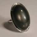 WSTNR20111: Moonstone with Diamonds, White Gold 750